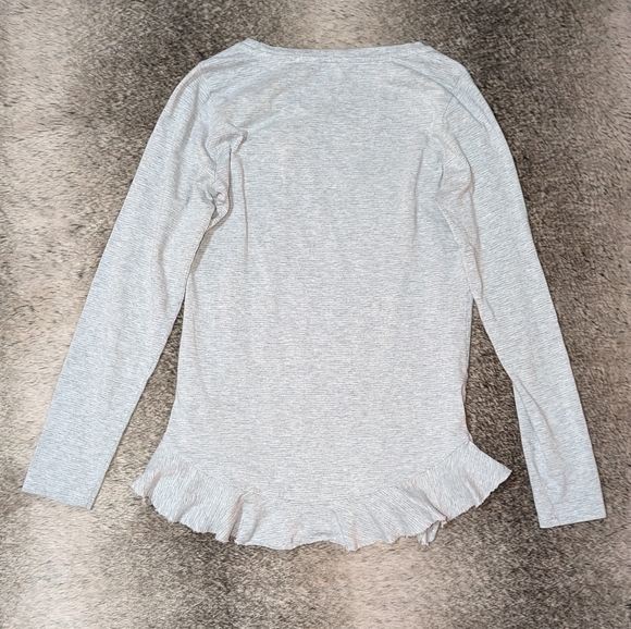 Toad&Co Samba Flutter Long Sleeve Shirt Grey Women's XS - Picture 2 of 8